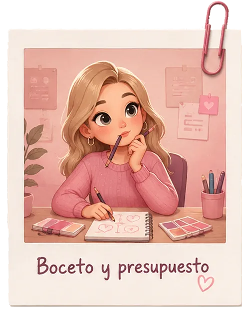 Boceto y presupuesto