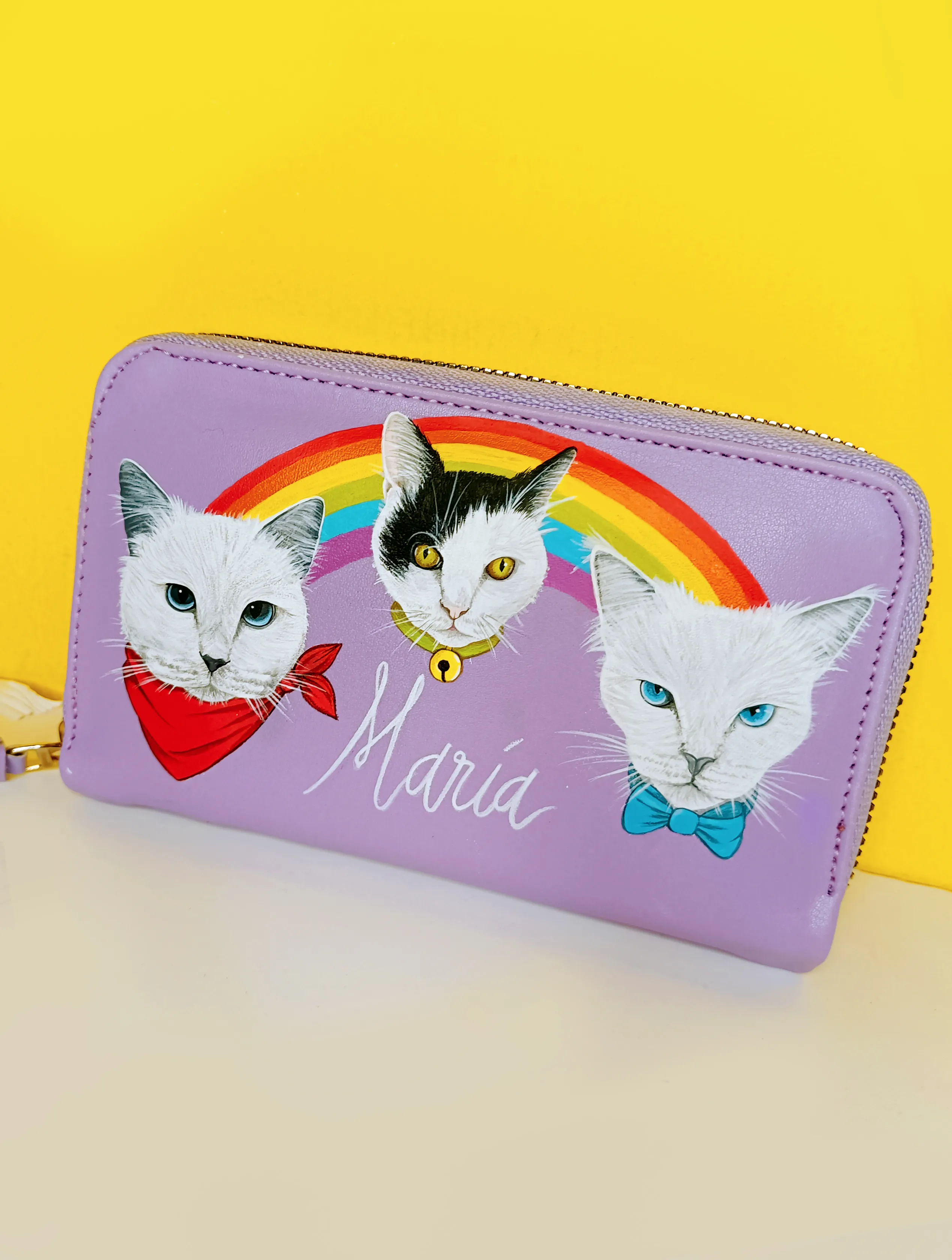 Carteras personalizadas pintadas a mano