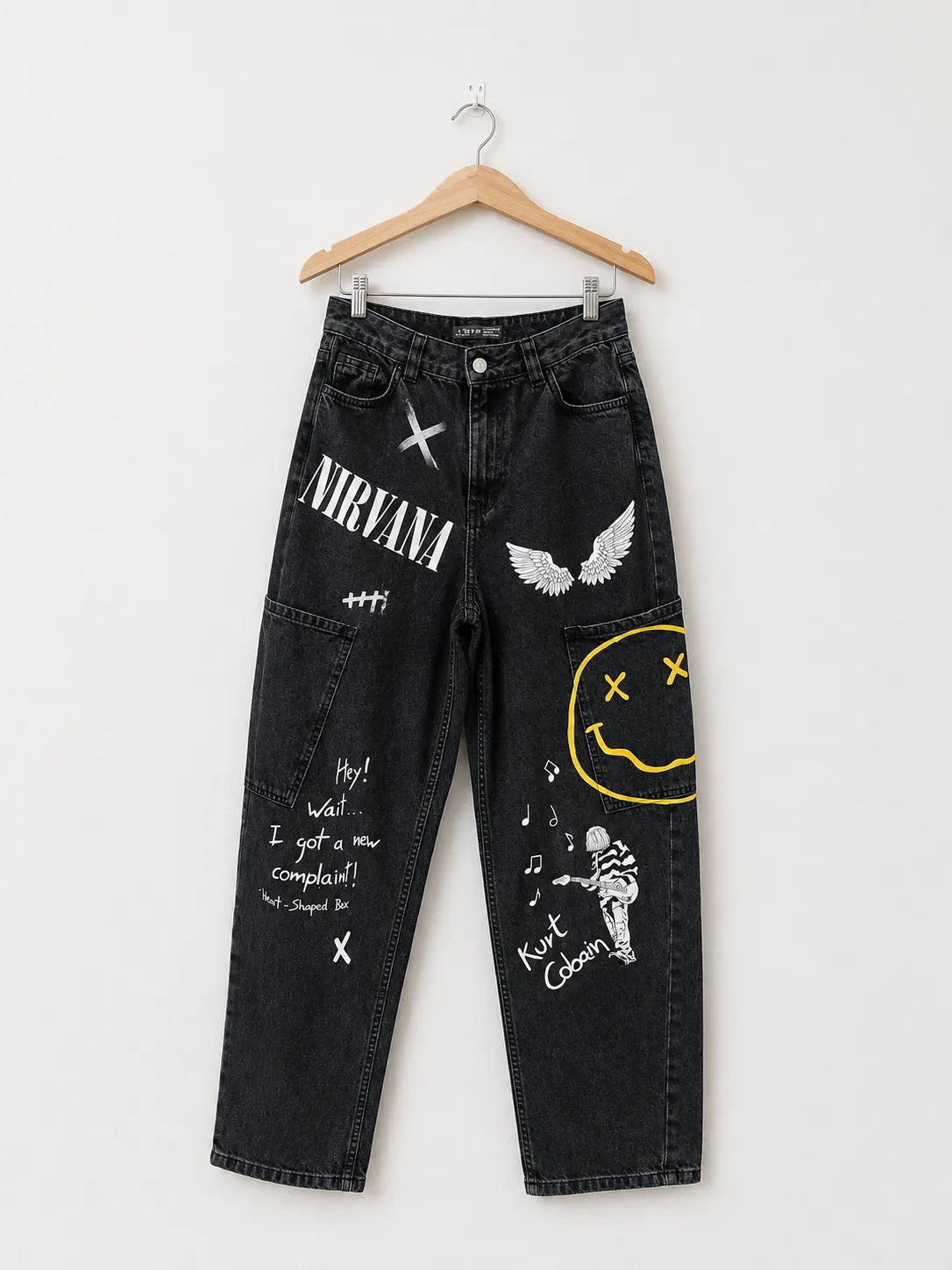 Pantalón personalizado pintado a mano